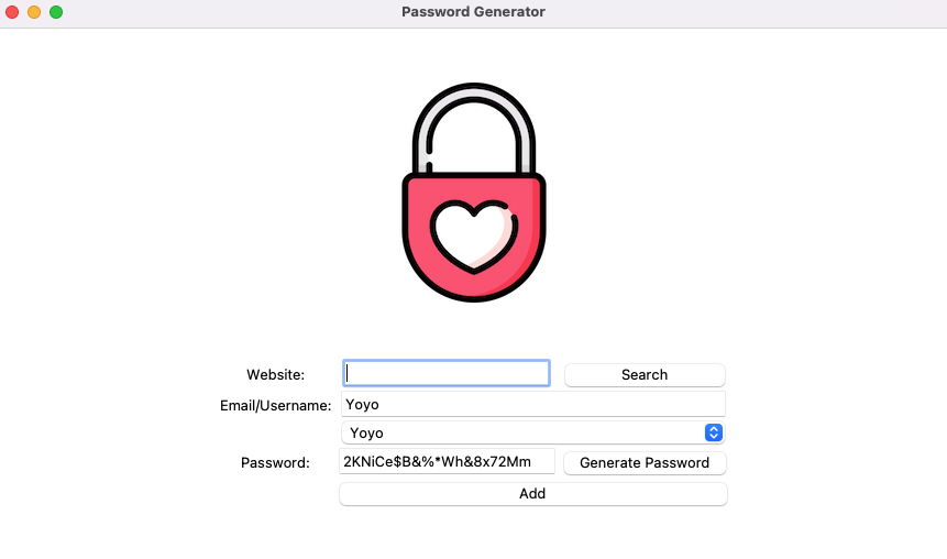 Password Generator Python Application